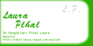 laura plhal business card